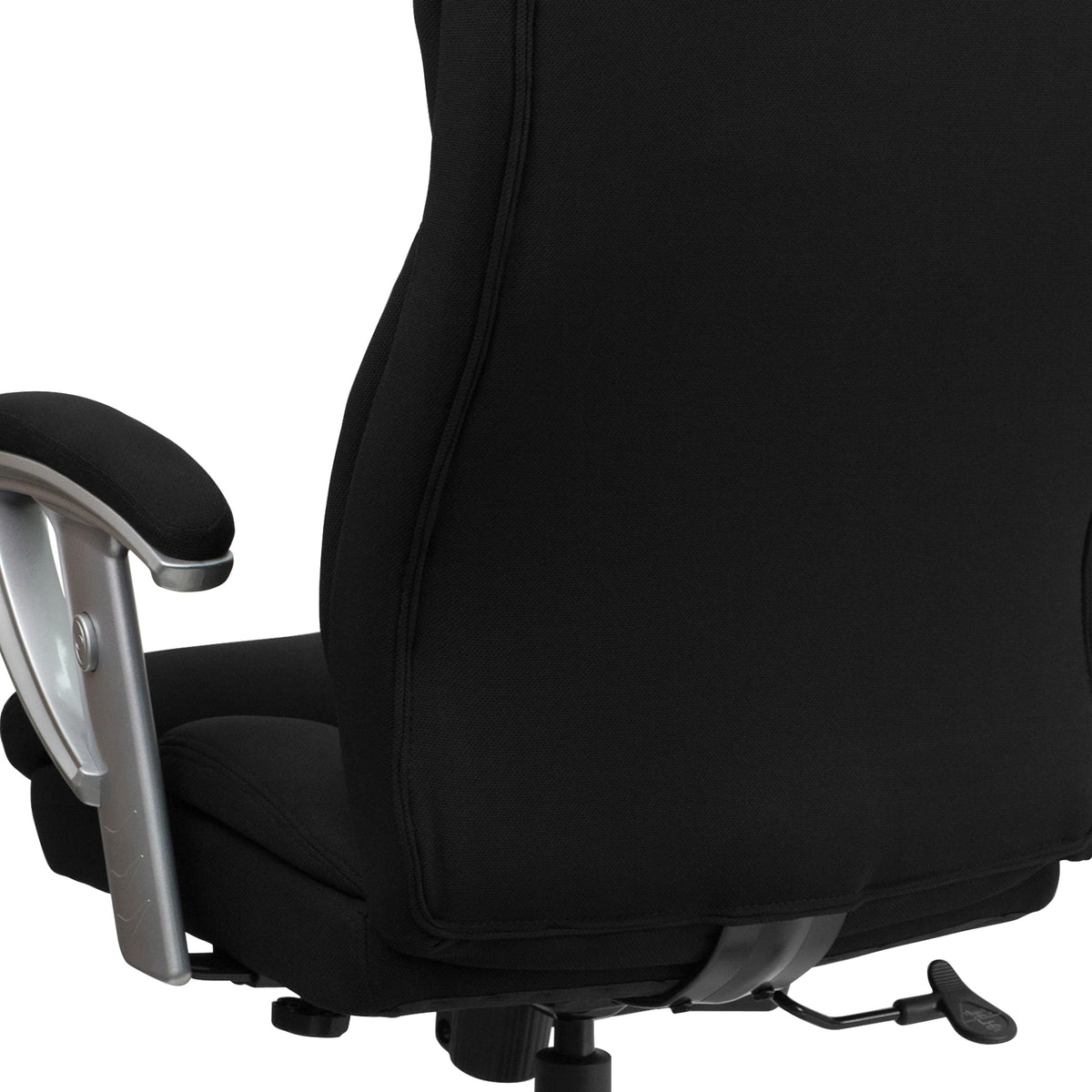 Black Fabric |#| Big & Tall 400 lb. Rated High Back Black Fabric Executive Ergonomic Office Chair