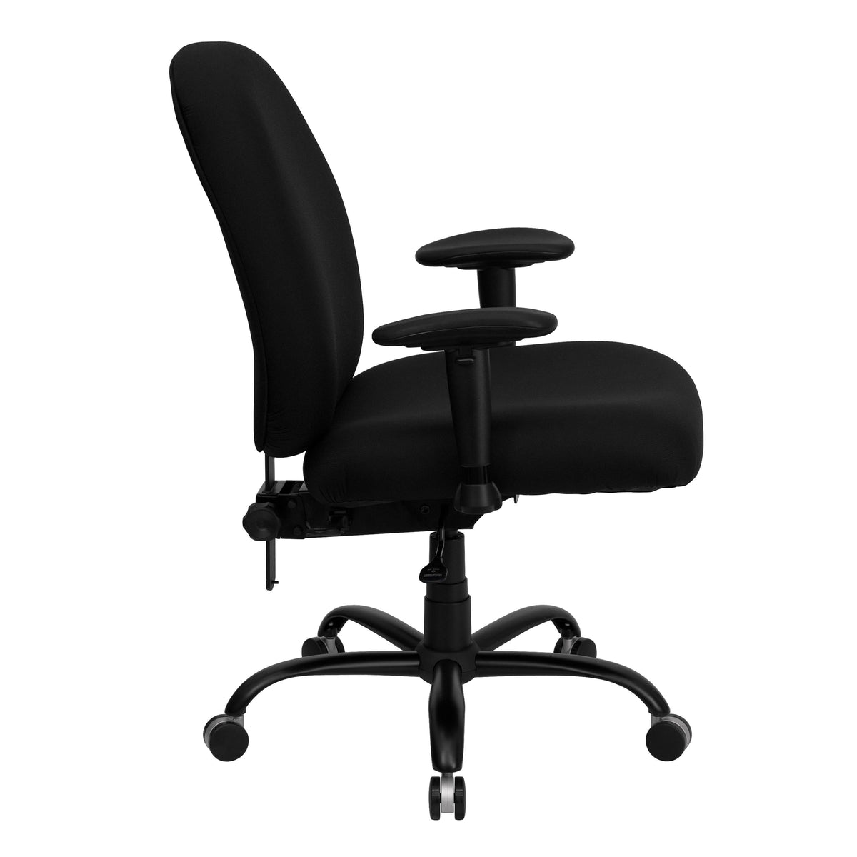 Big & Tall 400 lb. Rated High Back Black Fabric Executive Ergonomic Office Chair