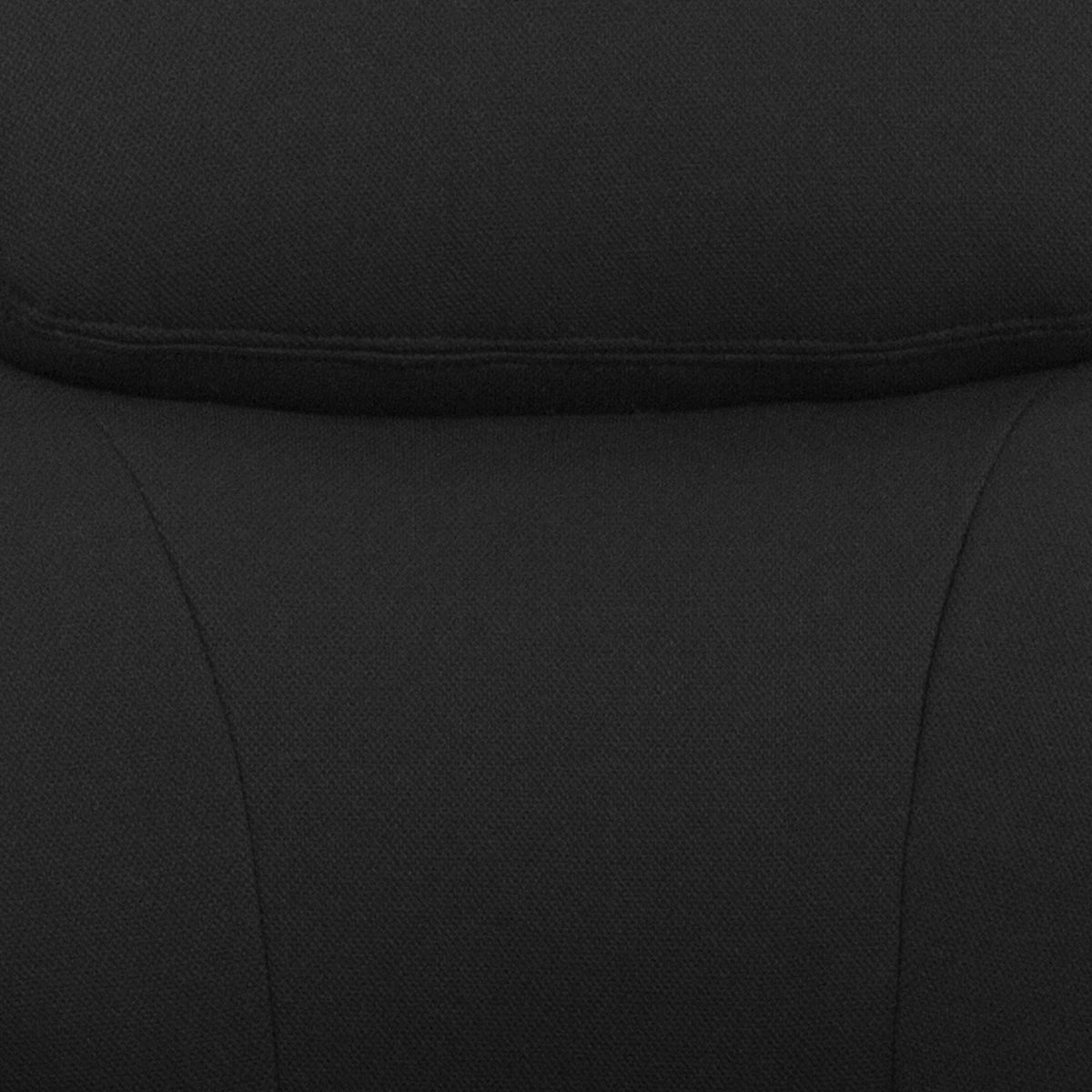 Black Fabric |#| Big & Tall 400 lb. Rated Mid-Back Black Fabric Ergonomic Task Office Chair
