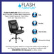 Black LeatherSoft |#| Big & Tall 400 lb. Rated Mid-Back Black LeatherSoft Ergonomic Task Office Chair