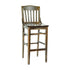 HERCULES Series Finished School House Back Wooden Restaurant Barstool