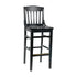 HERCULES Series Finished School House Back Wooden Restaurant Barstool