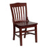 HERCULES Series Finished School House Back Wooden Restaurant Chair