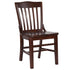 HERCULES Series Finished School House Back Wooden Restaurant Chair