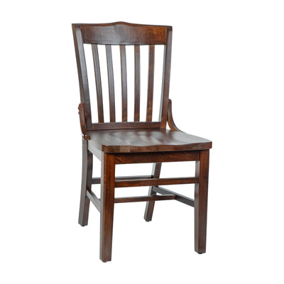 HERCULES Series Finished School House Back Wooden Restaurant Chair - View 1