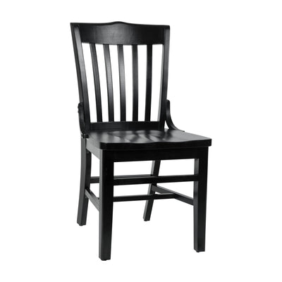 HERCULES Series Finished School House Back Wooden Restaurant Chair