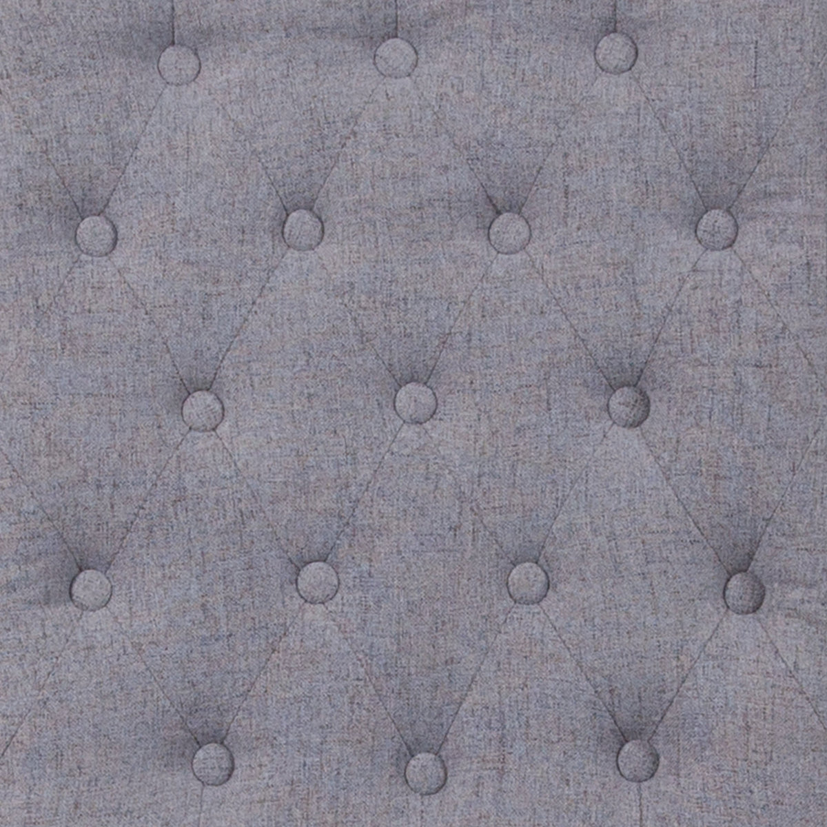 Light Gray Fabric |#| Lt Gray Fabric Parsons Chair with Rolled Back, Accent Nail Trim & Walnut Finish