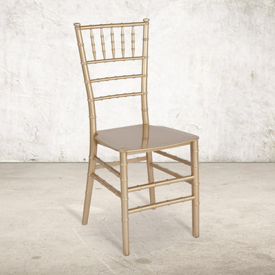 HERCULES Series Resin Stackable Chiavari Chair with Free Cushion