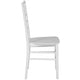 White |#| White Stackable Resin Chiavari Chair - Banquet and Event Furniture