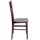 Mahogany |#| Mahogany Stackable Resin Chiavari Chair - Banquet and Event Furniture