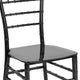 Black |#| Black Stackable Resin Chiavari Chair - Hospitality and Event Seating