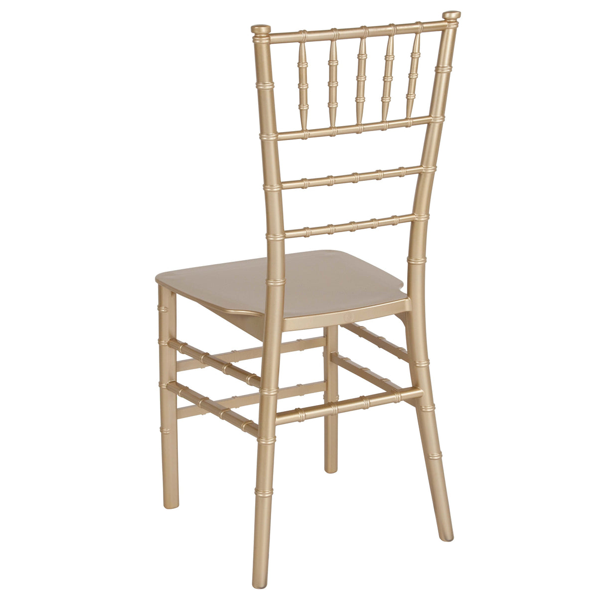 Gold |#| Gold Stackable Resin Chiavari Chair - Hospitality and Event Seating