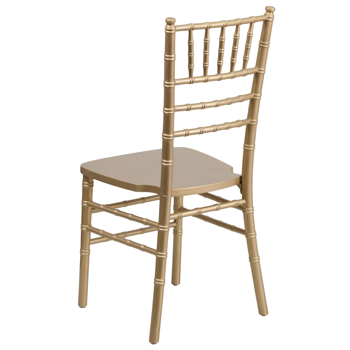 Gold |#| 1100lb. Capacity Gold Wood Stackable Chiavari Event Chair