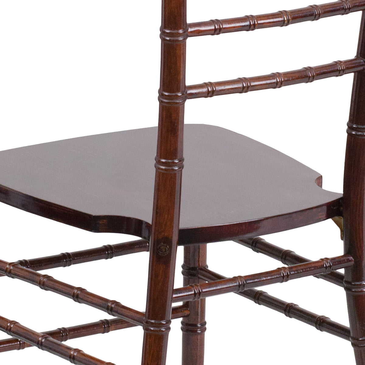 Fruitwood |#| 1100lb. Capacity Fruitwood Stackable Chiavari Event Chair