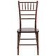 Fruitwood |#| 1100lb. Capacity Fruitwood Stackable Chiavari Event Chair