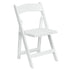 HERCULES Series Wood Folding Chair with Vinyl Padded Seat