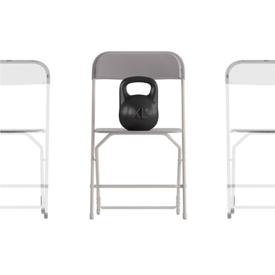 Hercules Big and Tall Commercial Folding Chair - Extra Wide 650LB. Capacity - Durable Plastic - View 1