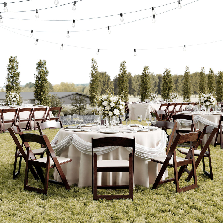 Hercules Folding Chair - Stackable Resin – 800LB Weight Capacity Event Chair