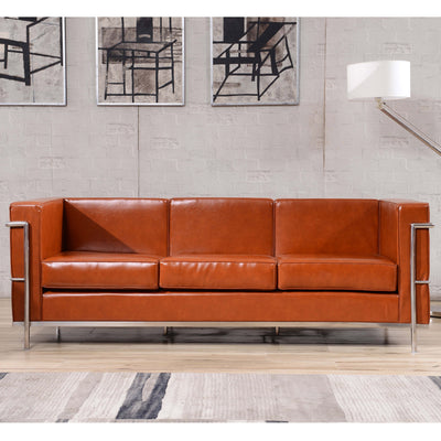 Hercules Regal Series Contemporary LeatherSoft Sofa with Encasing Frame - View 2