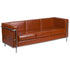 Hercules Regal Series Contemporary LeatherSoft Sofa with Encasing Frame