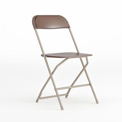Hercules Series Plastic Folding Chair - 650LB Weight Capacity