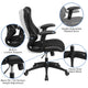 Black Mesh |#| High Back Designer Black Mesh Executive Ergonomic Chair with Adjustable Arms