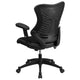 Black Mesh |#| High Back Designer Black Mesh Executive Ergonomic Chair with Adjustable Arms