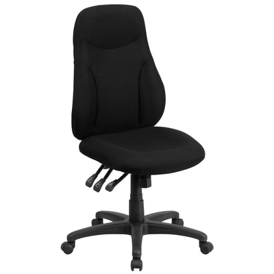 High Back Fabric Multifunction Swivel Ergonomic Task Office Chair - View 1
