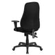 High Back Black Fabric Multifunction Ergonomic Task Chair with Adjustable Arms