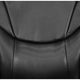 Black LeatherSoft Executive Swivel Ergonomic Office Chair with Padded Arms