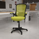 Green |#| High Back Green Mesh Ergonomic Office Chair with Black Frame and Flip-up Arms