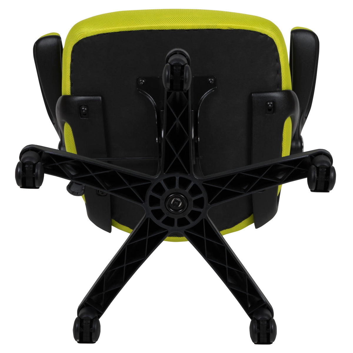 Green |#| High Back Green Mesh Ergonomic Office Chair with Black Frame and Flip-up Arms