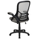 Light Gray |#| High Back Light Gray Mesh Ergonomic Office Chair w/ Black Frame and Flip-up Arms