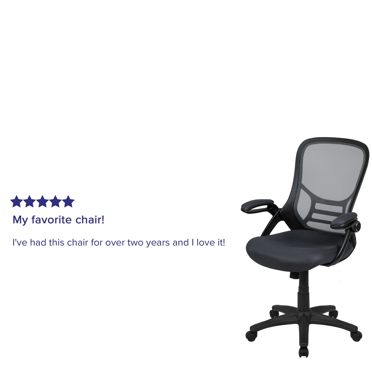 Dark Gray |#| High Back Dark Gray Mesh Ergonomic Office Chair w/ Black Frame and Flip-up Arms