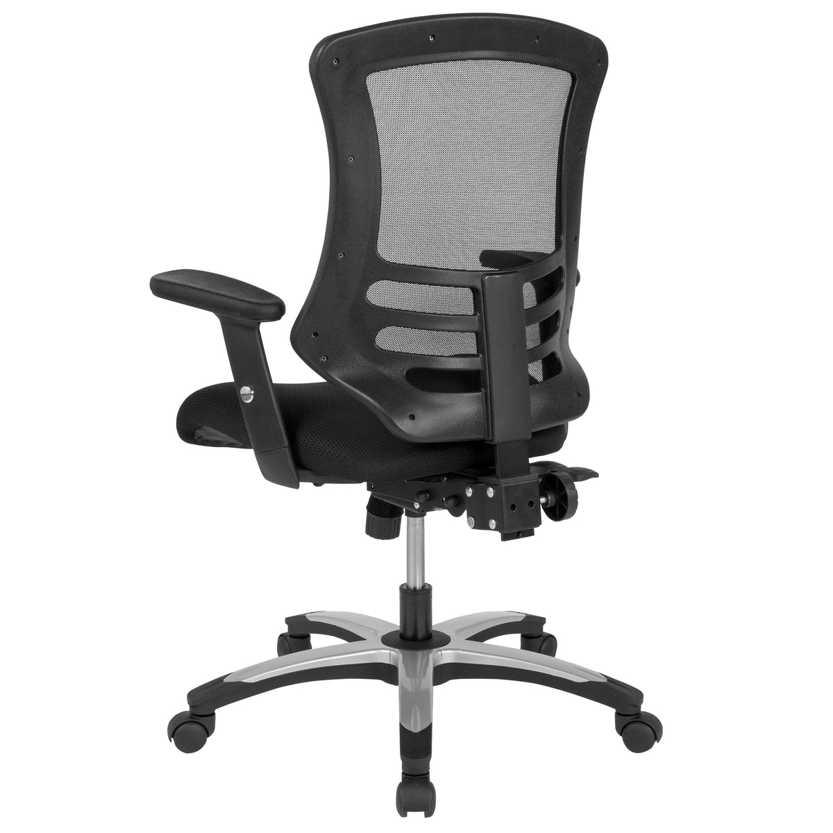 High Back Black Mesh Multifunction Ergonomic Swivel Chair with Adjustable Arms