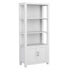 Hutton 68" Shaker Bookcase with Storage Cabinet