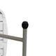 26" |#| 26 Inch Height Adjustable Plastic Folding TV Tray/Laptop Table in Granite White