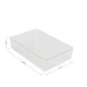 Set of 3 Plastic Stacking Desk Drawer Organizers with Gold Trim - 12 x 6