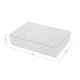 Set of 3 Plastic Stacking Desk Drawer Organizers with Gold Trim - 9 x 6