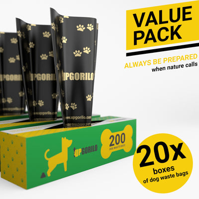 Kessler 20 Roll Set of 8 x 13 Unscented Premium Pet Waste Station Bags, 4000 Extra Thick and Strong Leak Proof Dog Waste Bags - View 2