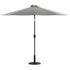 Kona9 FT Round Umbrella with Crank and Tilt Function and Standing Umbrella Base