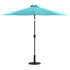 Kona9 FT Round Umbrella with Crank and Tilt Function and Standing Umbrella Base