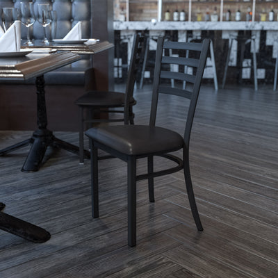 Ladder Back Metal Restaurant Chair