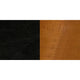 Black Vinyl Seat/Cherry Wood Frame |#| Ladder Back Cherry Wood Restaurant Barstool - Black Vinyl Seat