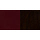 Burgundy Vinyl Seat/Walnut Wood Frame |#| Ladder Back Walnut Wood Restaurant Barstool - Burgundy Vinyl Seat