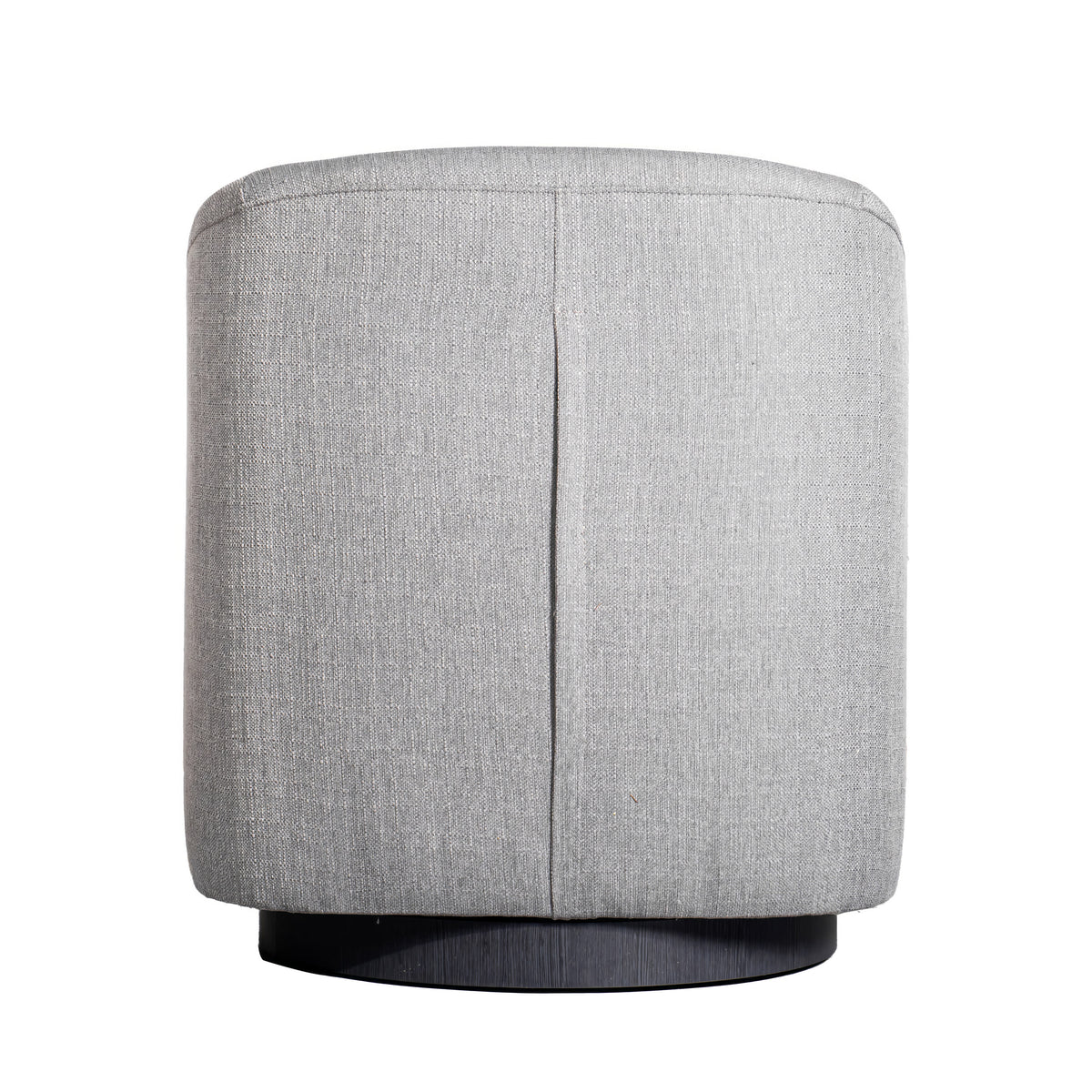 Light Gray |#| Traditional Club Style Accent Chair with 360° Swivel Metal Base in Light Gray