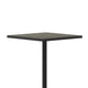 Gray Wash |#| Indoor/Outdoor 32inch Square Bar Height Dining Table with Poly Slats in Gray Wash