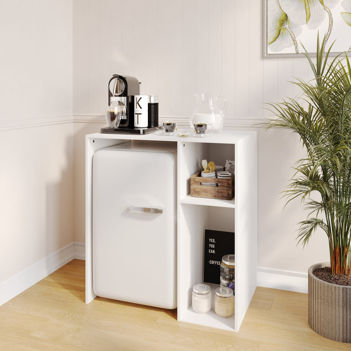 Cubby Mini Back Less Mini Fridge Bookshelf NAN-17300- – Restaurant Furniture 4 Less