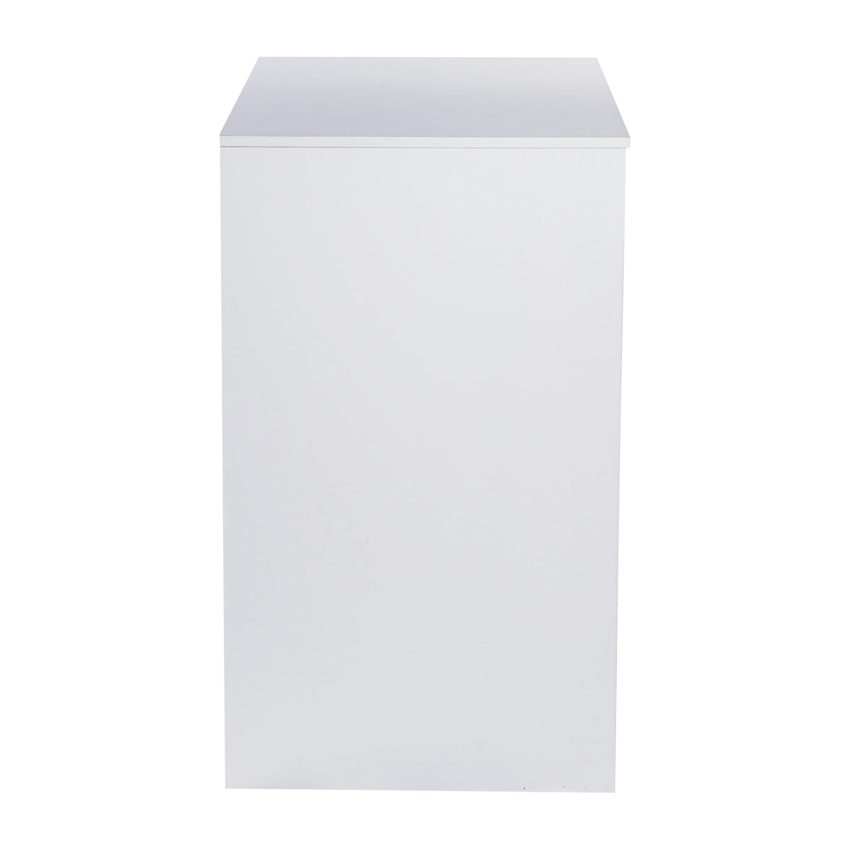 White |#| Space-Saving Mini Fridge Organizer Shelf with Cubby Storage in White