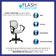 White |#| Low Back White Mesh Back Adjustable Height Swivel Task Office Chair with Arms